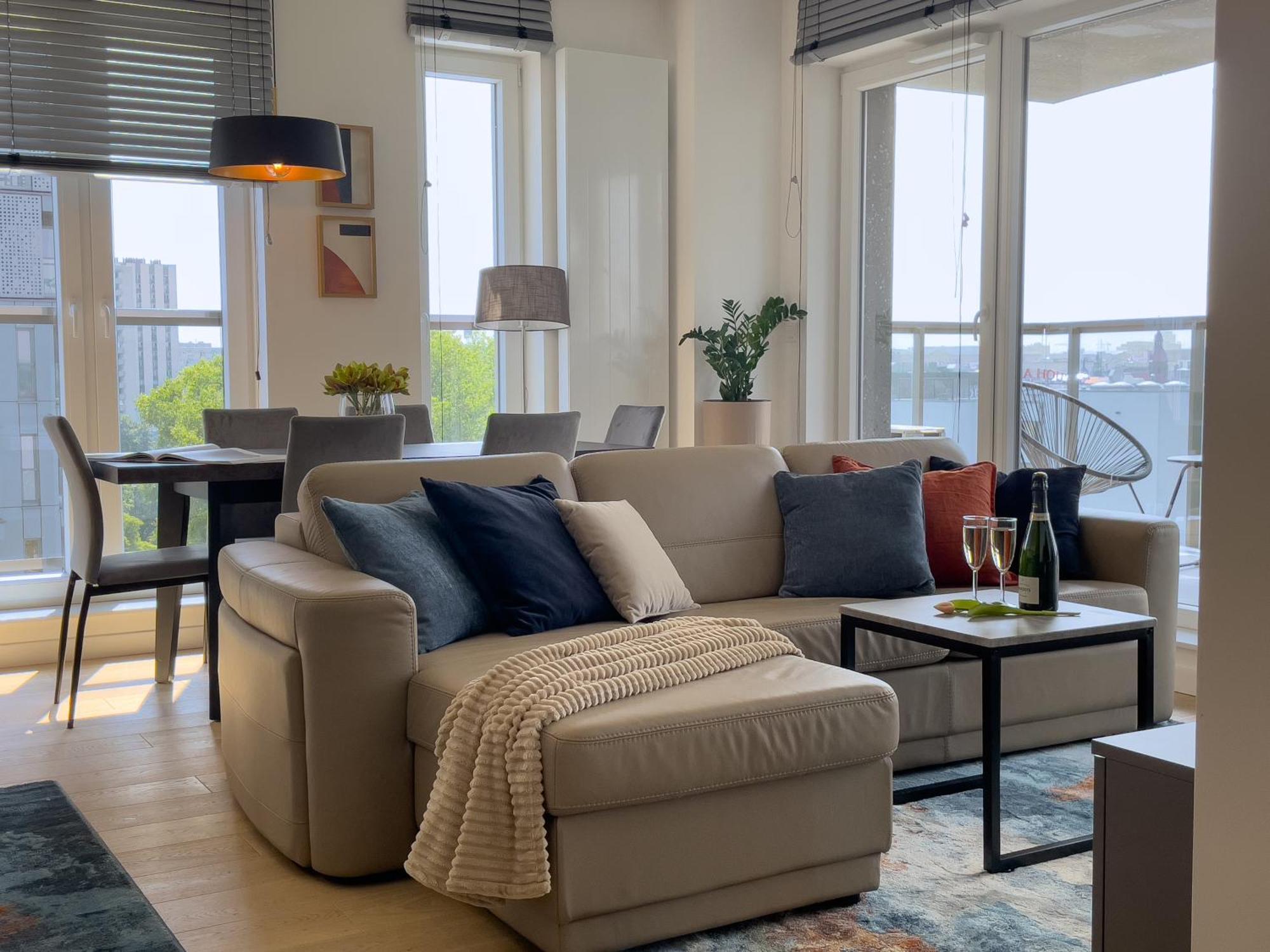 Urban Apartments Premium Sokolska 30A Towers No 58, 2 Free Garages, Gym & Sauna, Self Check-In Katowice Bagian luar foto